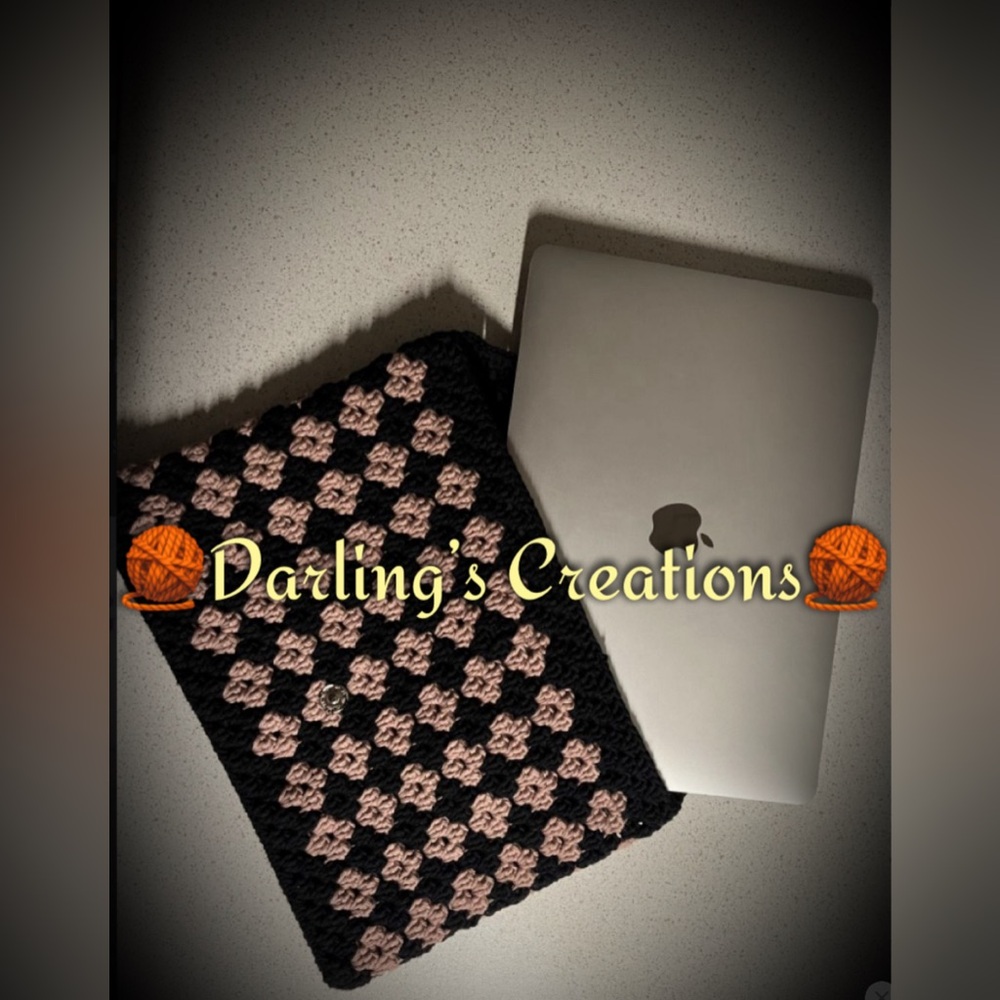 Handmade Crochet Laptop Sleeve